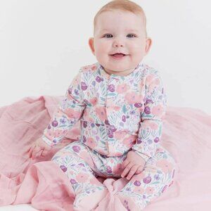 Magnetic Me Modal Footie Sleeper in Whistledon Print Size 0-3mo